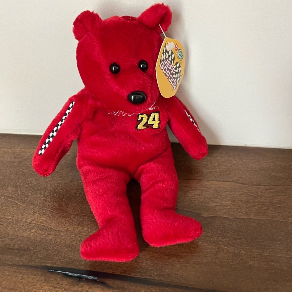 Jeff Gordon collector beanie baby
